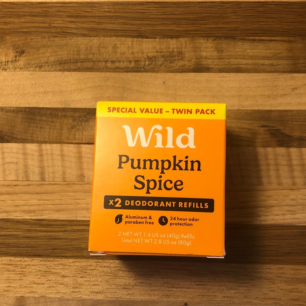 Wild deodorant refills 2-pack Pumpkin Spice